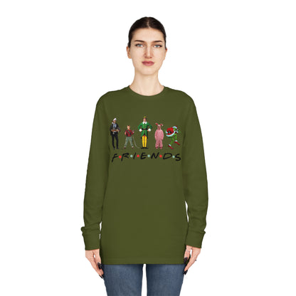 Friends Characters Christmas Long Sleeve T-shirt