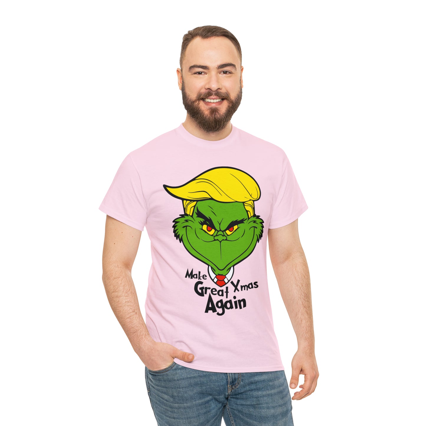 Make Xmas Great Again Grinch Christmas Short Sleeve Tee