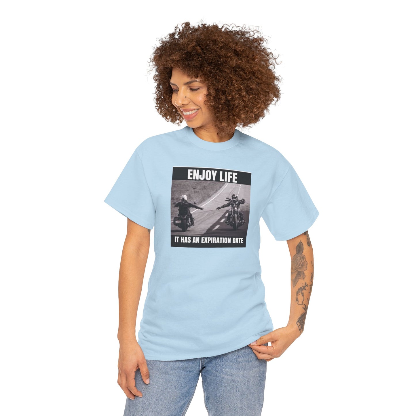 Enjoy Life It Has An Expiration Date Short Sleeve Tshirt