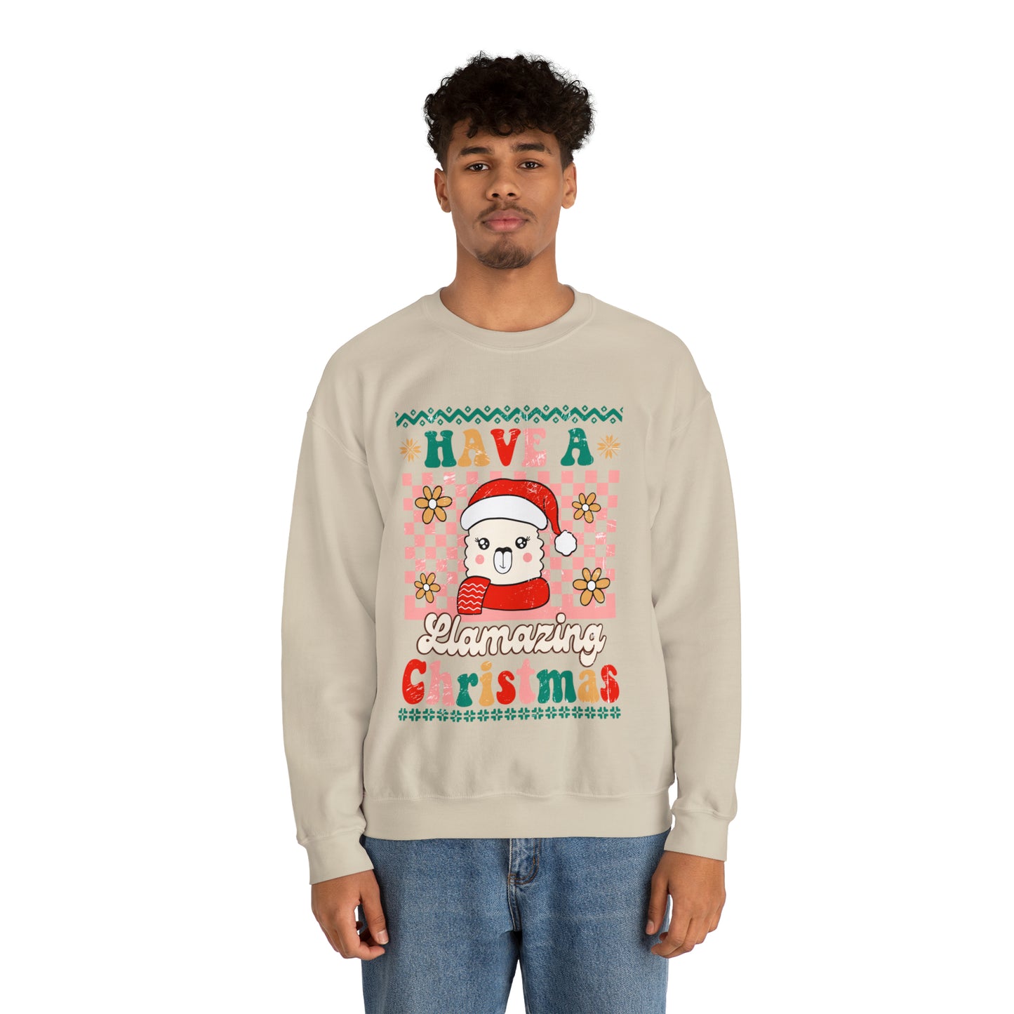 Have a Llamazing Christmas Ugly Sweater Sweatshirt