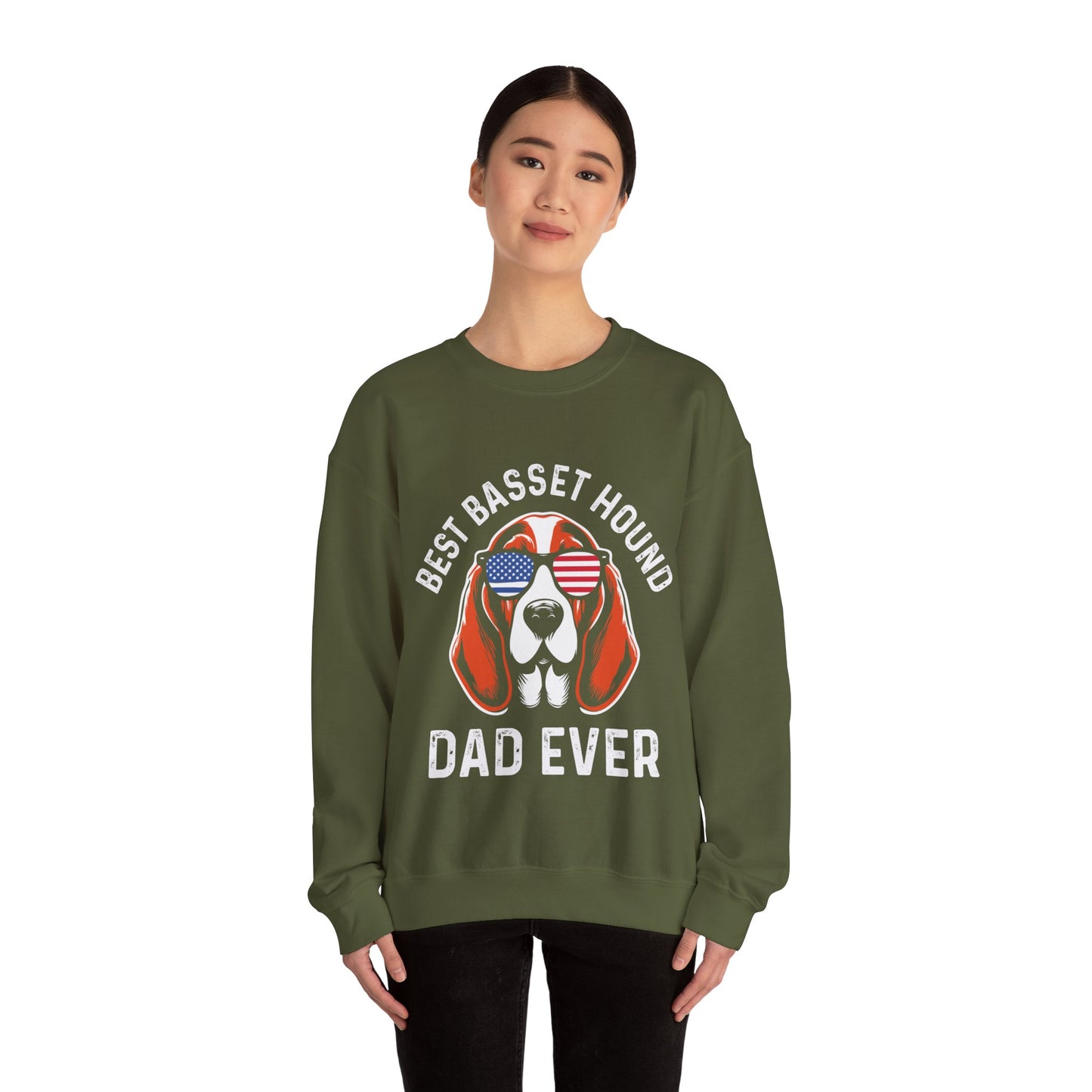 Best Basset Hound Dad Ever Sweatshirt