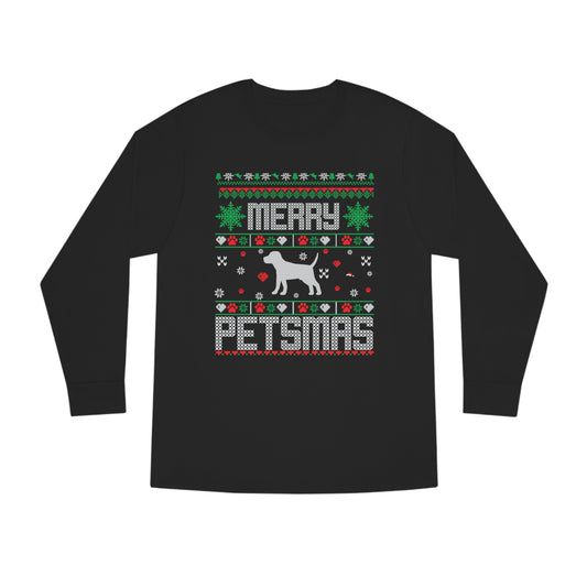 Merry Petsmas Ugly Sweater Long Sleeve Tee