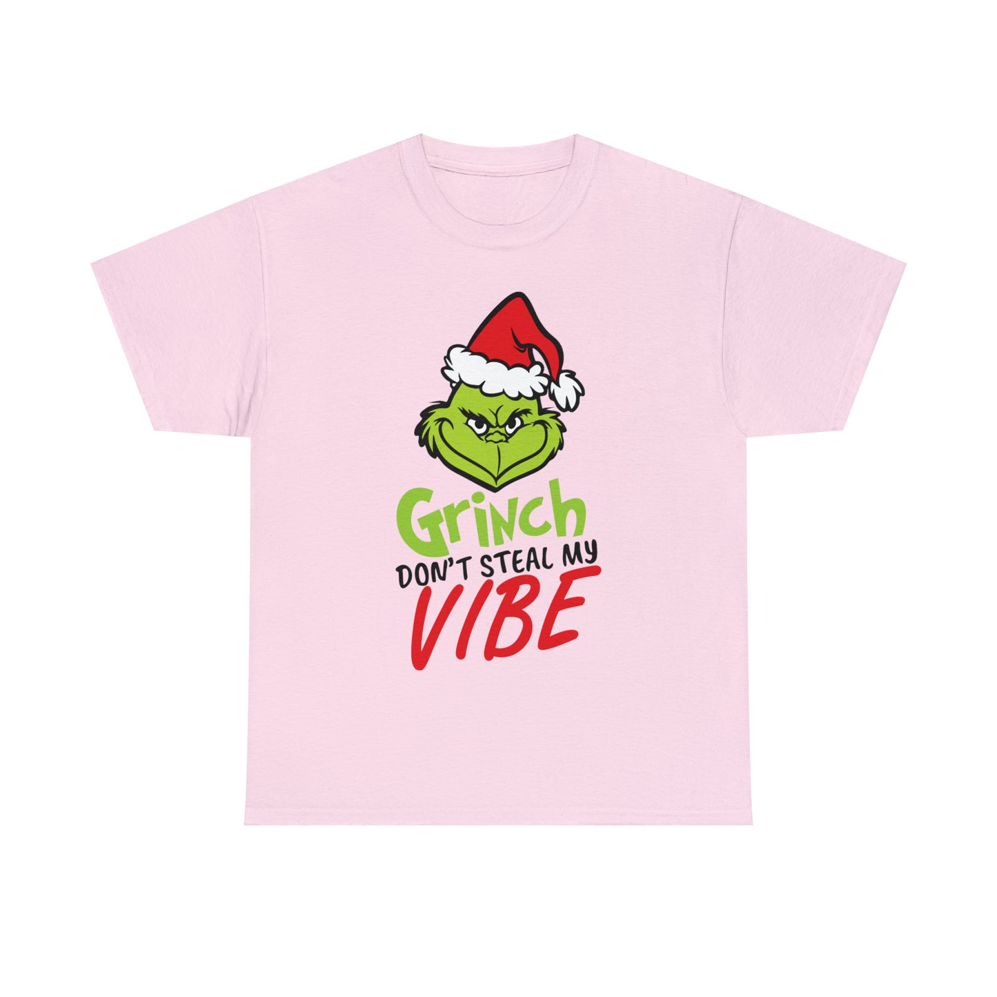 Grinch Don't Kill My Vibe Design 2 Christmas Short Sleeve Tee