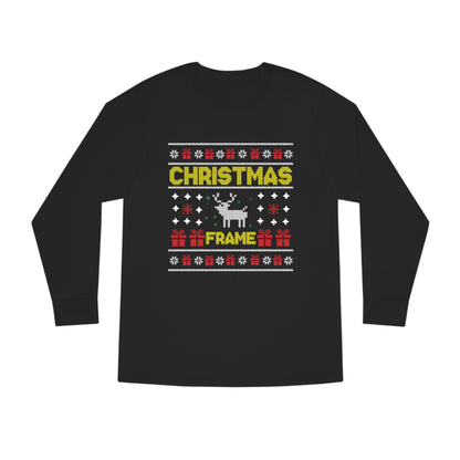 Christmas Frame Ugly Sweater Long Sleeve T-shirt