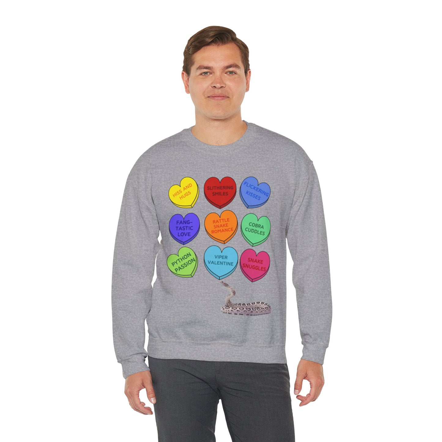 Snake Sweethearts Valentine Sweatshirt