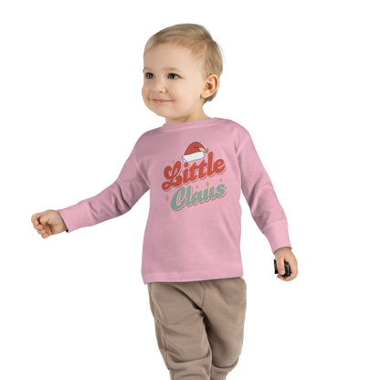 Little Brother/Sister Claus Family Christmas Toddler Long Sleeve Tee