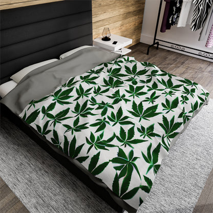 Marijuana Leaf Blanket