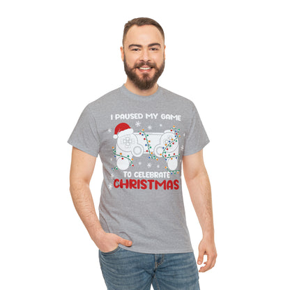 I Paused My Game To Celebrate Christmas Short Sleeve Tee