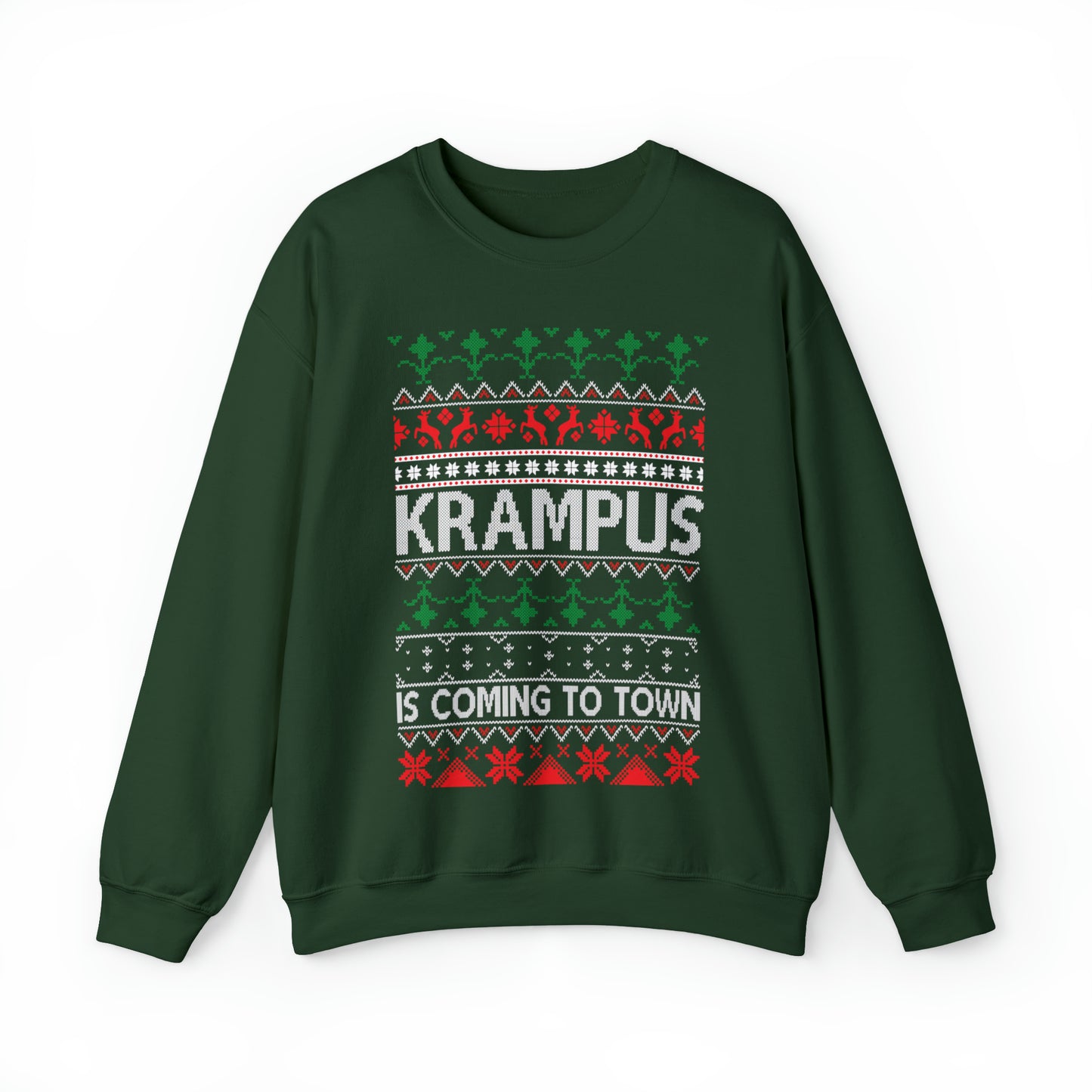 Krampus is Coming to Town Christmas Ugly Sweater Sweatshirt