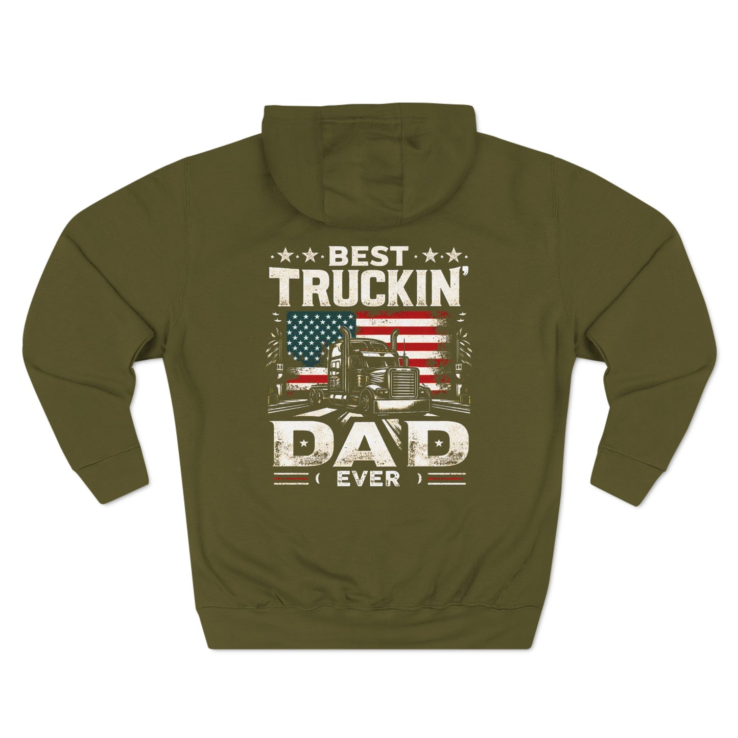 Best Truckin' Dad Ever Pullover Hoodie