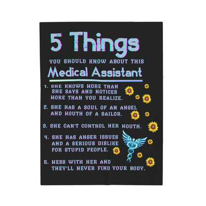 5 Things You Should Know Medical Assistant Design 1 Plush Blanket