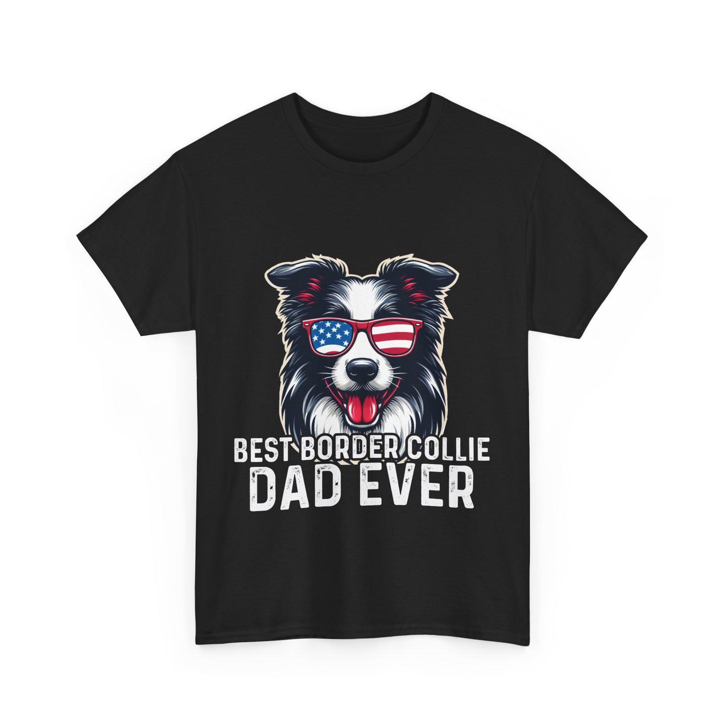 Best Border Collie Dad Ever Short Sleeve Tee