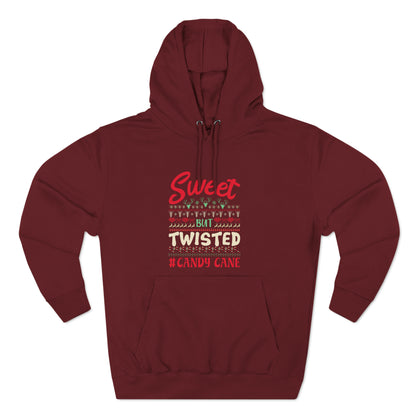 Sweet But Twisted #Candy Cane Christmas Ugly Sweater Pullover Hoodie