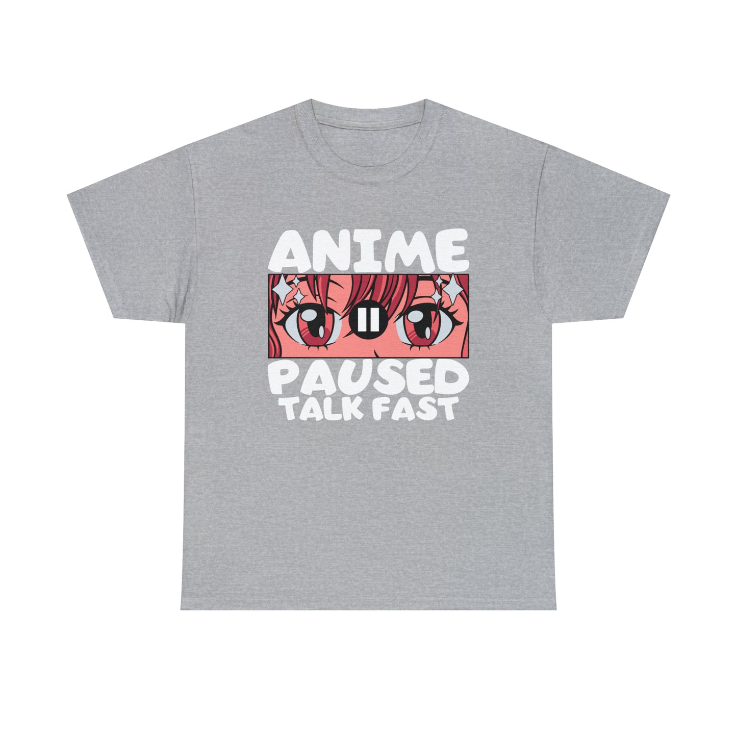 Anime Paused Talk Fast Short Sleeve Tee