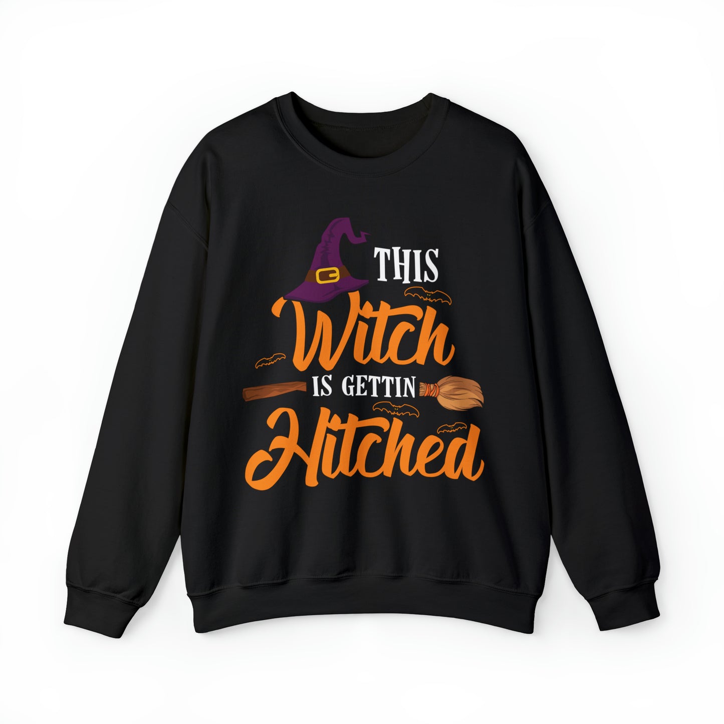 This Witch Is Getting Hitched Wedding Halloween Sweatshirt