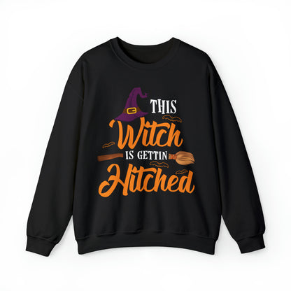 This Witch Is Getting Hitched Wedding Halloween Sweatshirt