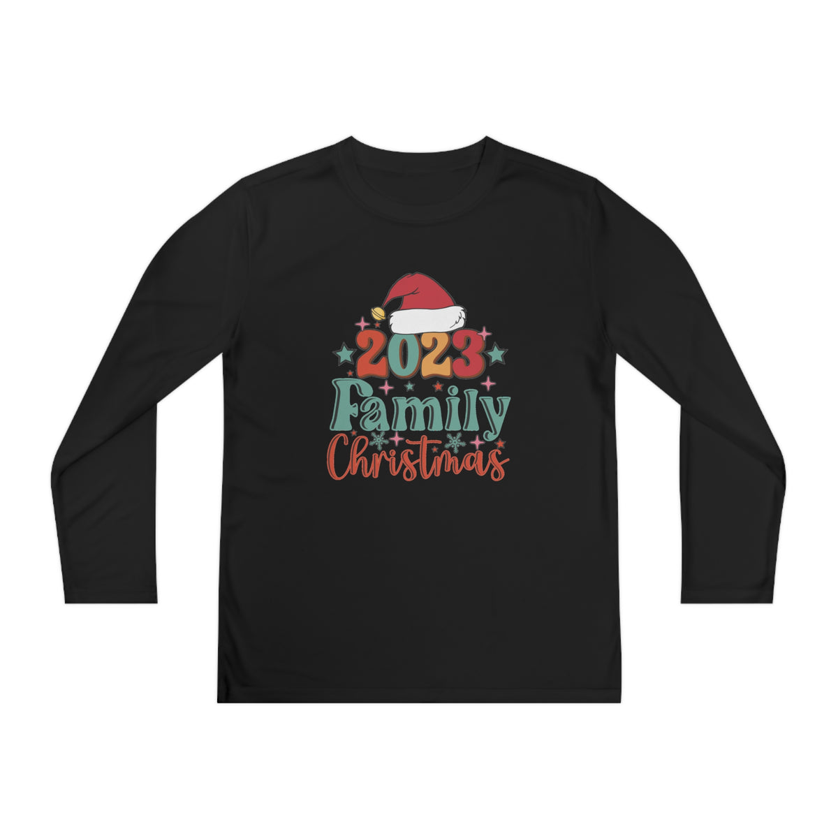 Family Christmas 2023 Youth Long Sleeve Tee