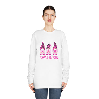 Breast Cancer Awareness Gnomes Long Sleeve Tee