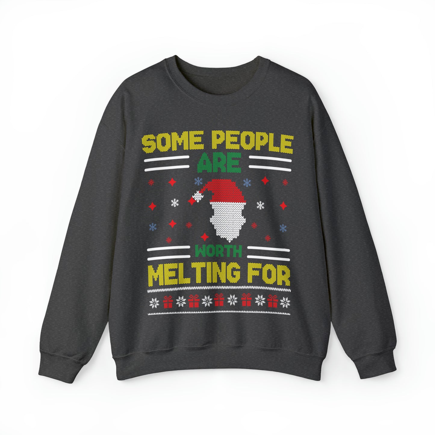 Some People Are Worth Melting For Christmas Ugly Sweater Sweatshirt