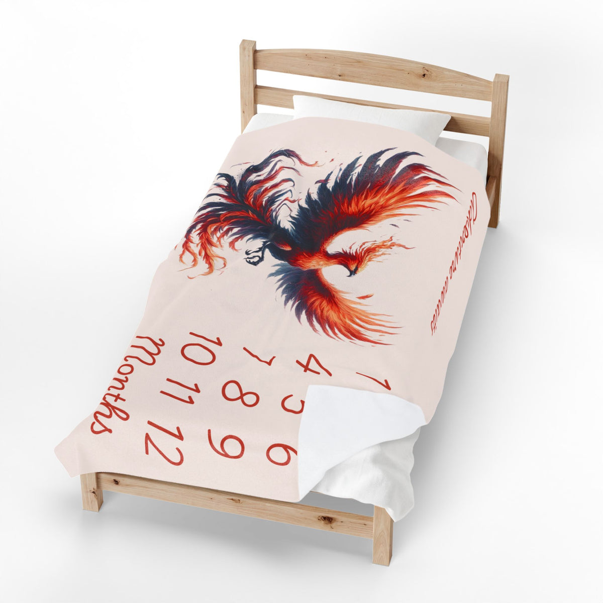 Pheonix Bird Milestone Blanket