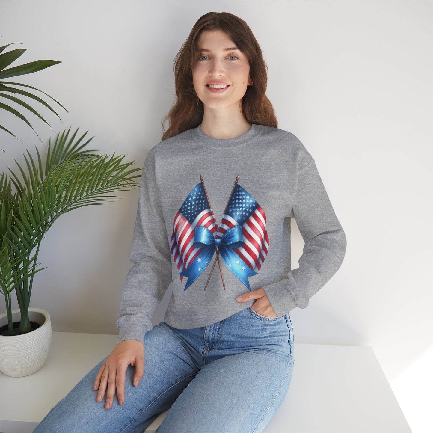 Coquette American Flags Sweatshirt