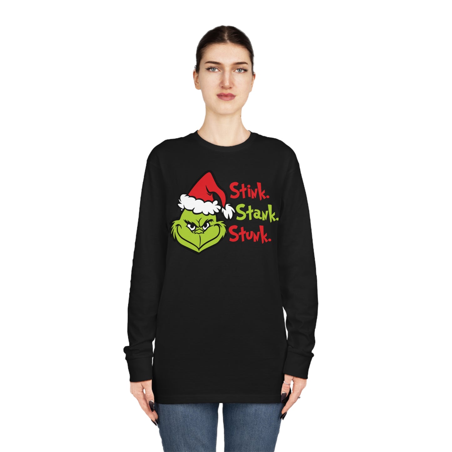 Grinch Stink Stank Stunk Christmas Long Sleeve T-Shirt