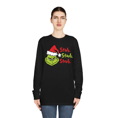 Grinch Stink Stank Stunk Christmas Long Sleeve T-Shirt