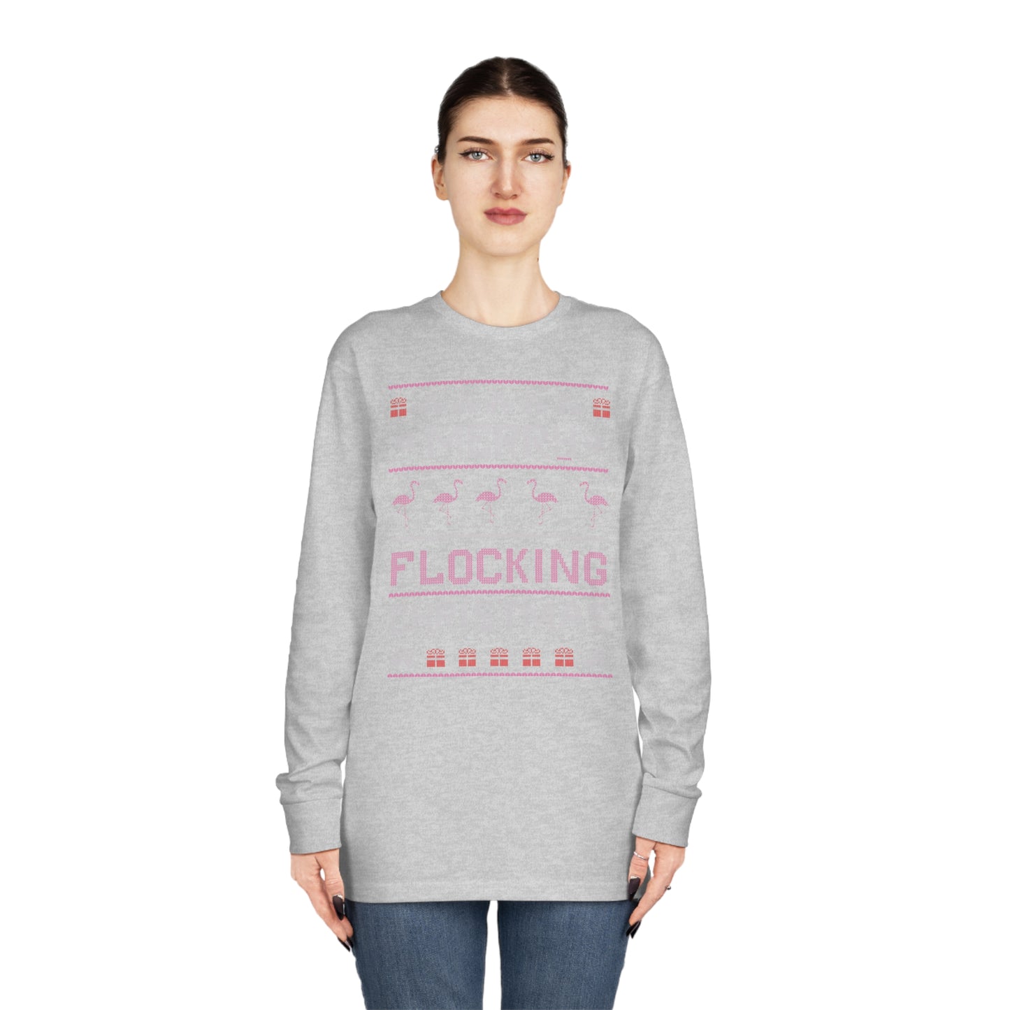 Merry Flocking Christmas Ugly Christmas Sweater Long Sleeve T-shirt