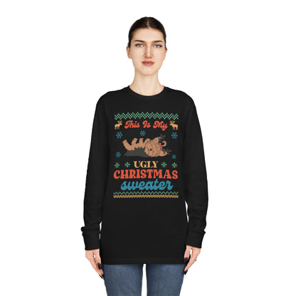 Yorkshire Terrier Yorkie This is My Ugly Christmas Sweater Long Sleeve Tee