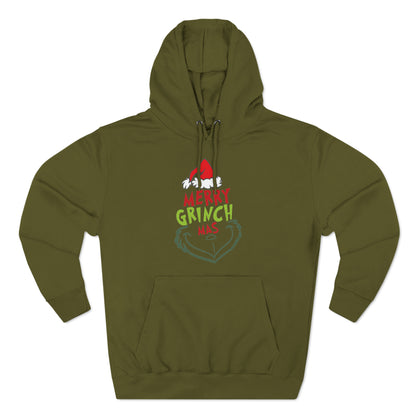 Merry Grinchmas Design 2 Christmas Pullover Hoodie