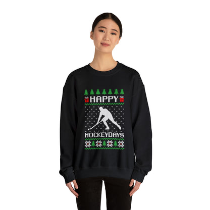 Happy Hockeydays Christmas Ugly Sweater Sweatshirt
