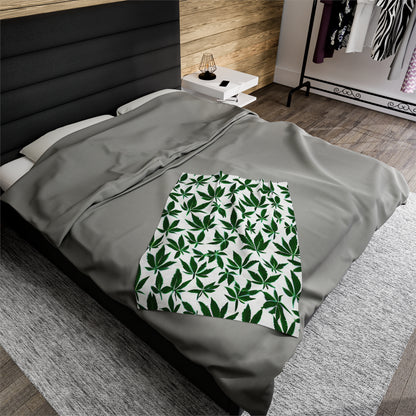 Marijuana Leaf Blanket