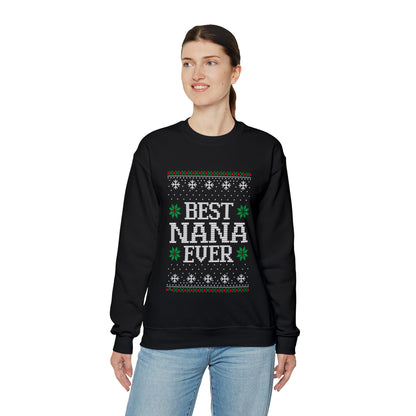 Best Nana Ever Christmas Ugly Sweater Sweatshirt