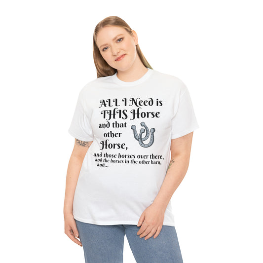 All the horses shirt Unisex Heavy Cotton Tee