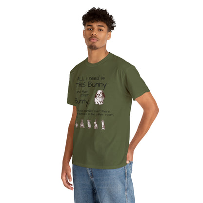 All The Bunnies Rabbit lover Unisex Heavy Cotton Tee