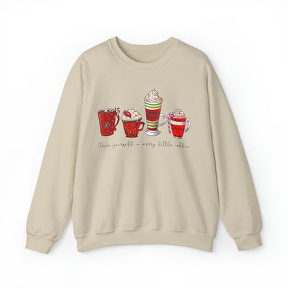 Have Yourself A Merry Little Coffee Christmas Sweatshirt