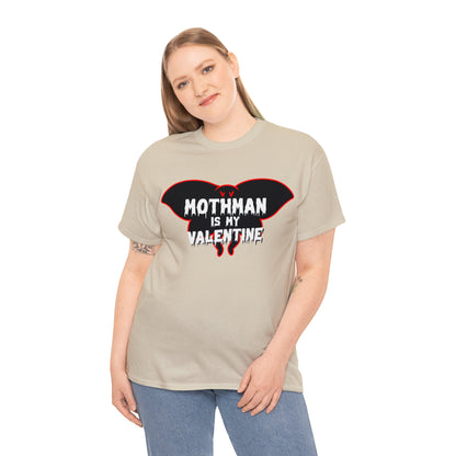 Mothman is My Valentine Short Sleeve Tee