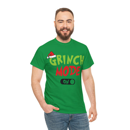 Grinch Mode On Christmas Short Sleeve Tee