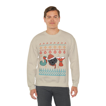 Joy Labrador Dog Christmas Ugly Sweater Sweatshirt