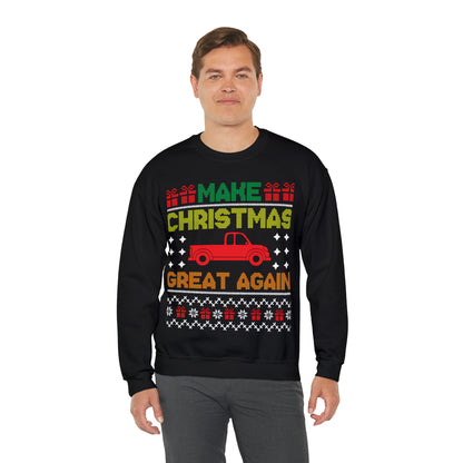 Make Christmas Great Again Trump Ugly Sweater Sweatshirt