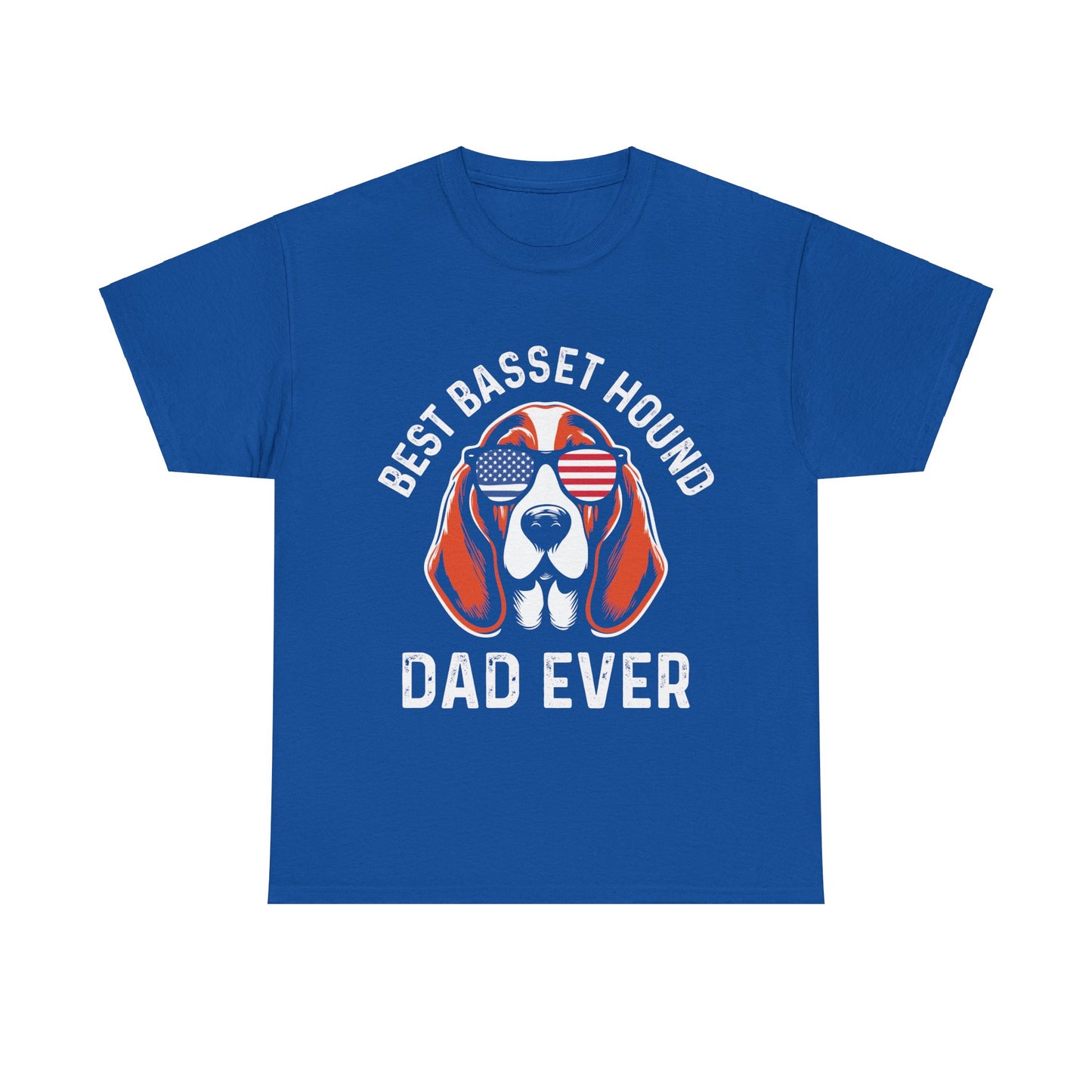 Best Basset Hound Dad Ever Short Sleeve Tee