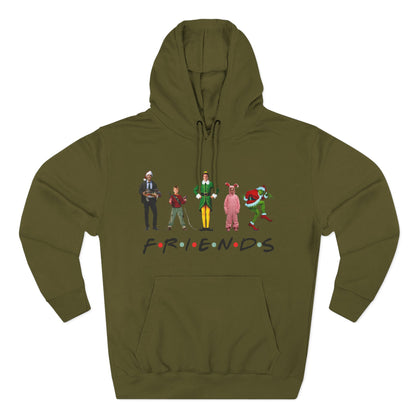 Friends Characters Christmas Pullover Hoodie