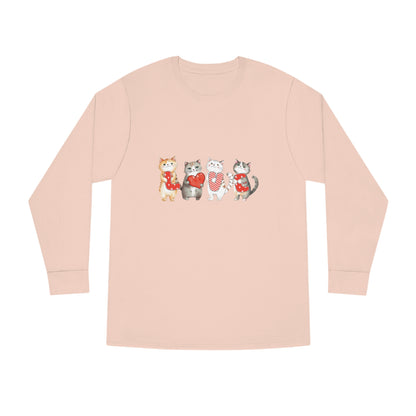 Love Cats Valentine Long Sleeve T-shirt