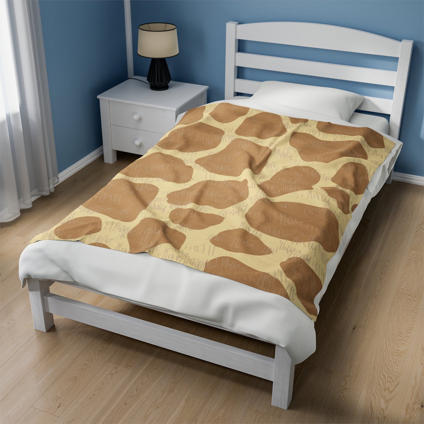 Giraffe Skin Print Pattern Blanket