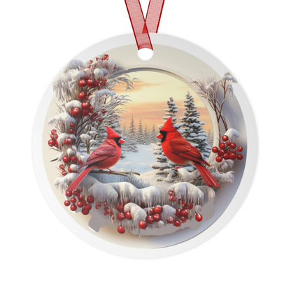 Cardinals 3 Ornament