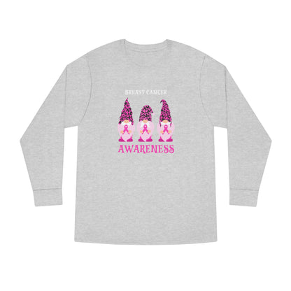 Breast Cancer Awareness Gnomes Long Sleeve Tee