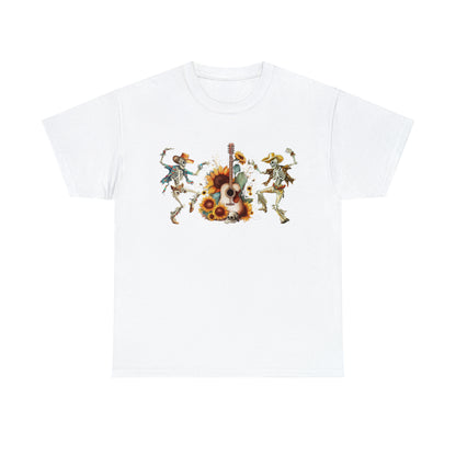 Western Dancing Skeletons Short Sleeve Tee