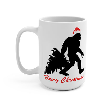 Hairy Christmas Sasquatch Big Foot Mug 15oz
