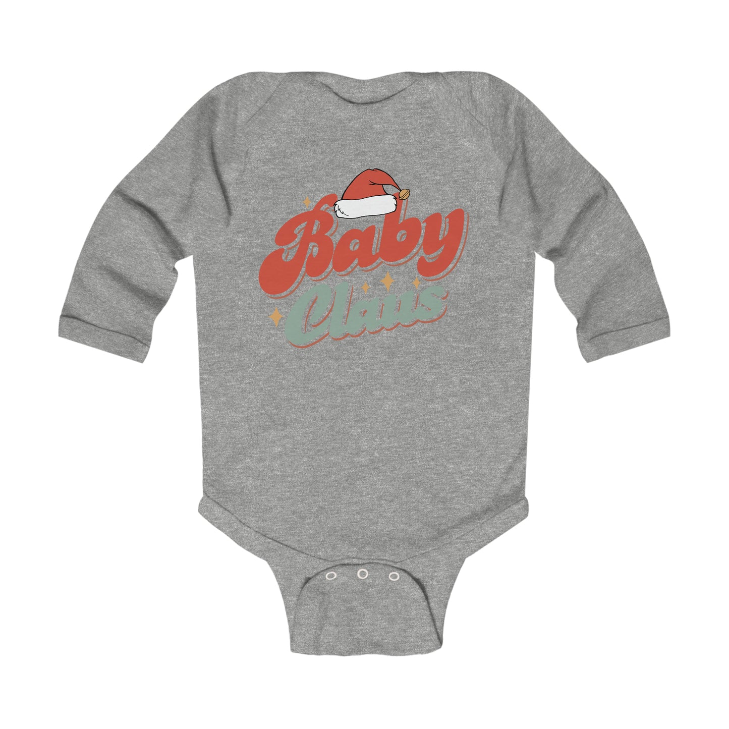 Baby Claus Family Christmas Infant Long Sleeve Bodysuit