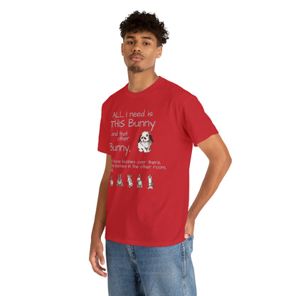 All The Bunnies Rabbit lover Unisex Heavy Cotton Tee